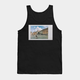 Campo De' Fiori, Piazza Navona, Roma, Italia Instant Photo Tank Top